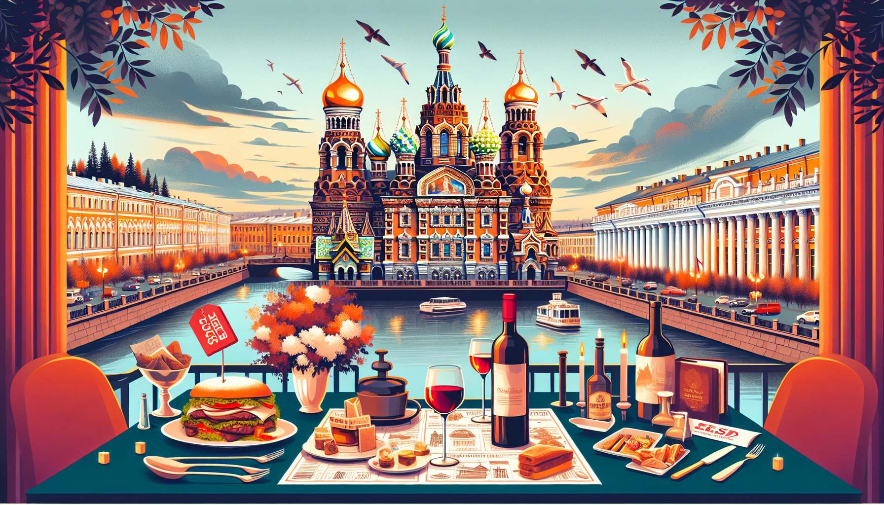 Рестораны Санкт-Петербурга с акциями и скидками