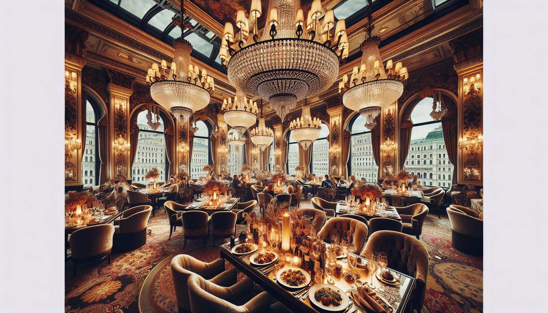 Роскошные рестораны Москвы для торжественных праздников