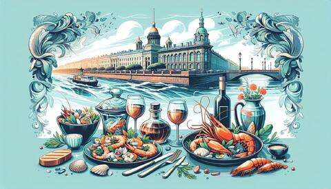 Лучшие рестораны морепродуктов в Санкт-Петербурге