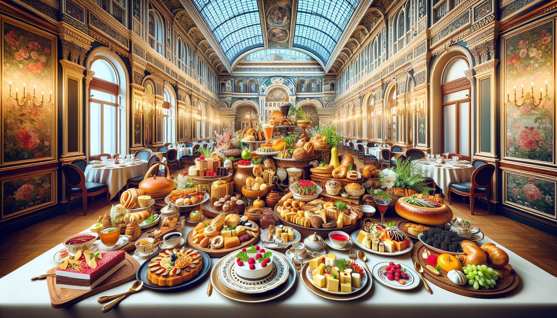 Вкусные блюда в ресторанах центра Москвы