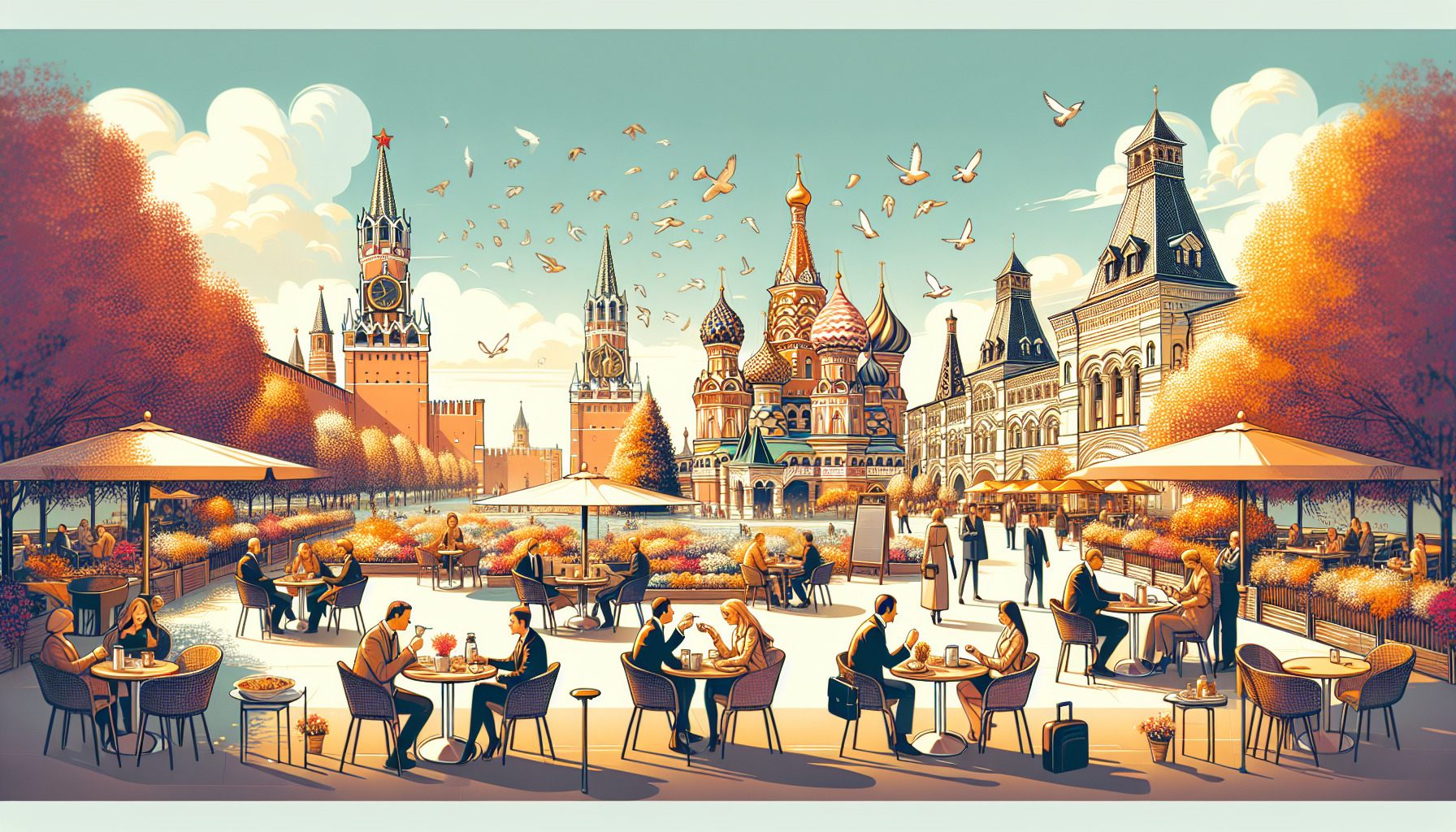 Отличные кафе в Москве для бизнес-ланчей
