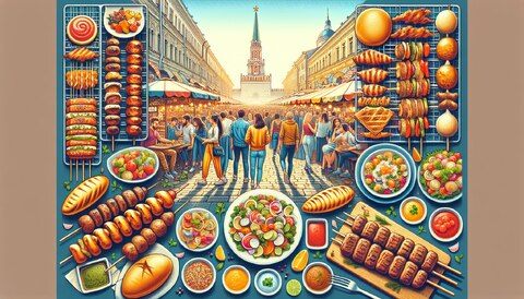 Лучшие места с уличной едой в Краснодаре