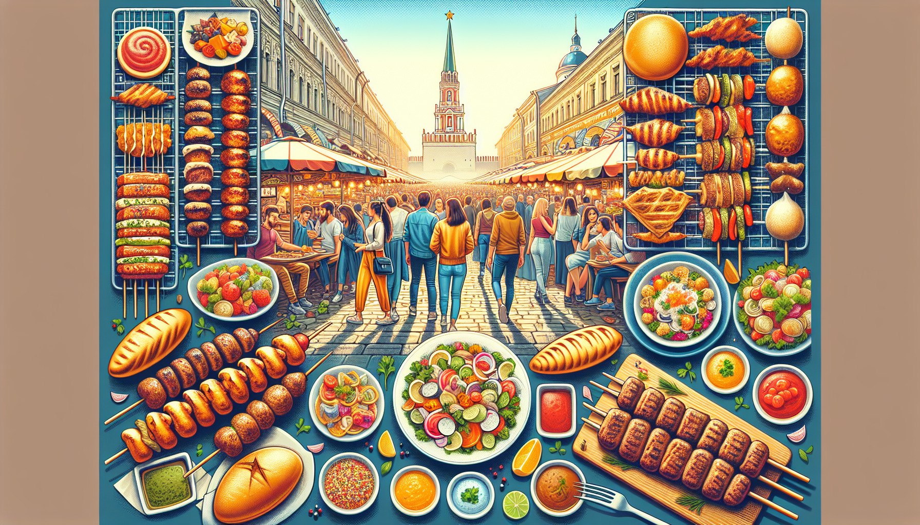Лучшие места с уличной едой в Краснодаре