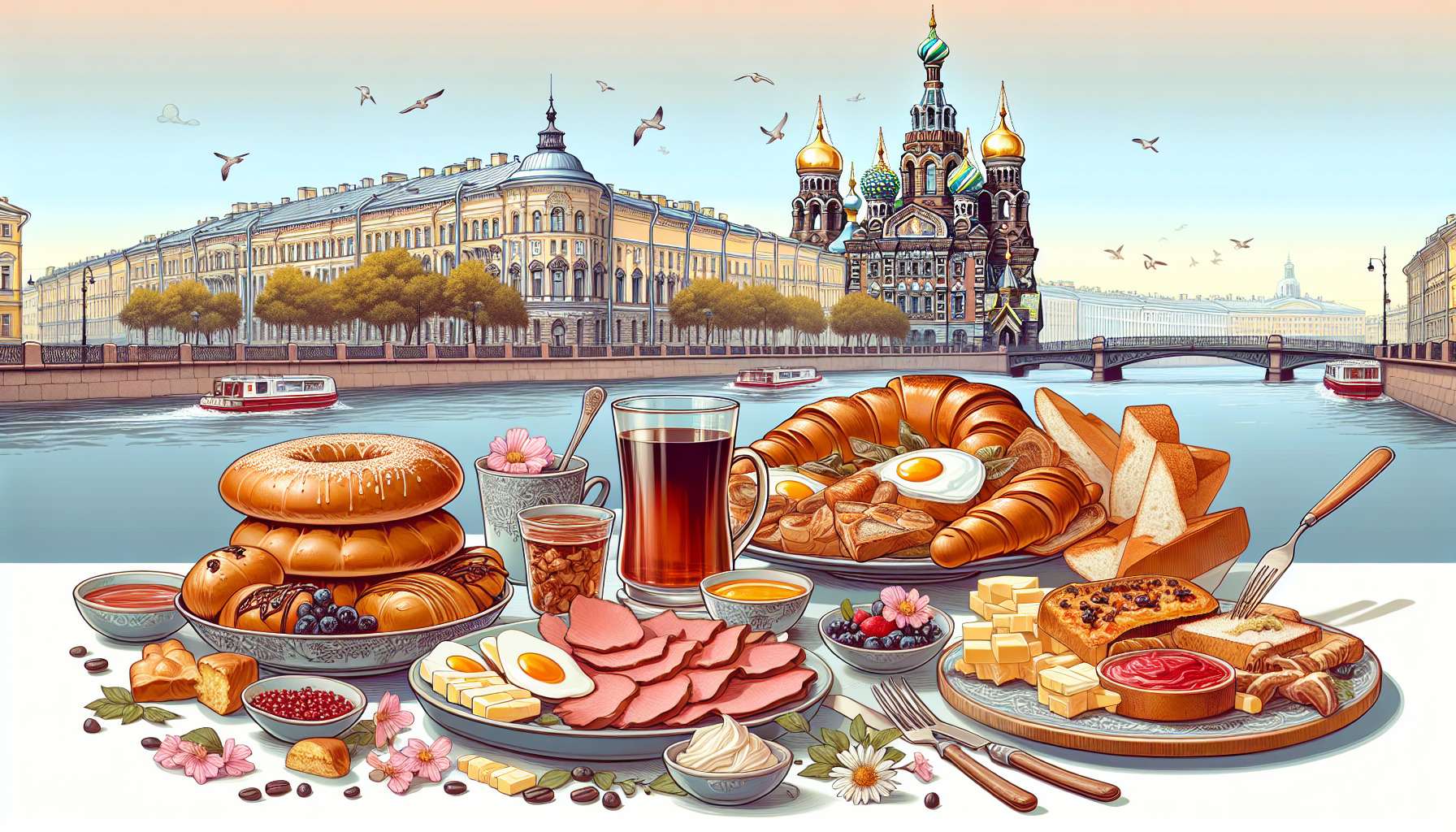 Вкусный завтрак в Санкт-Петербурге: топ ресторанов