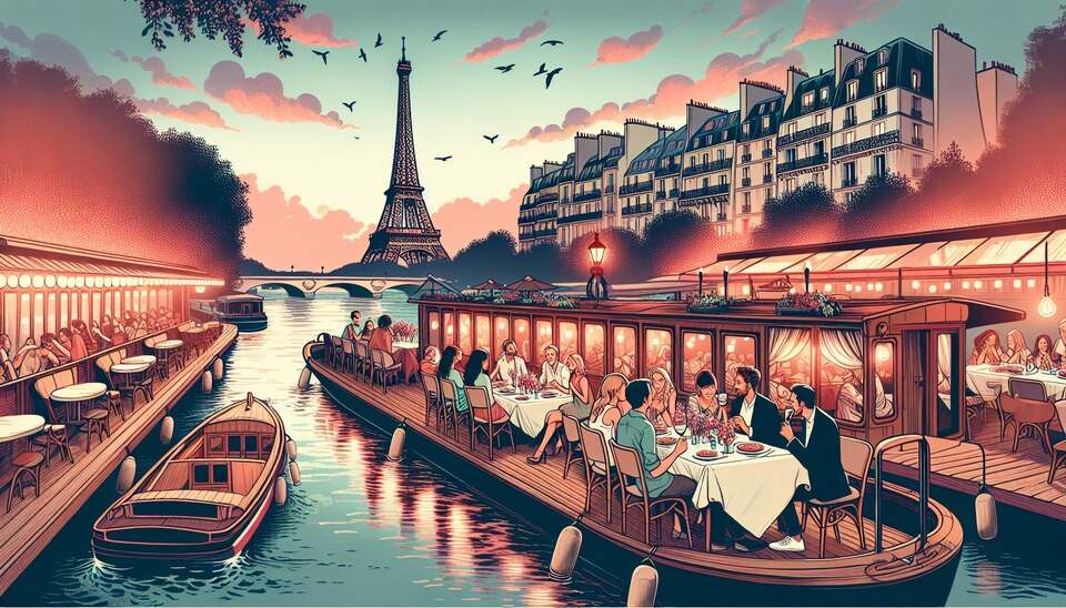 Dégustez sur la Seine : restaurants péniches à Paris>