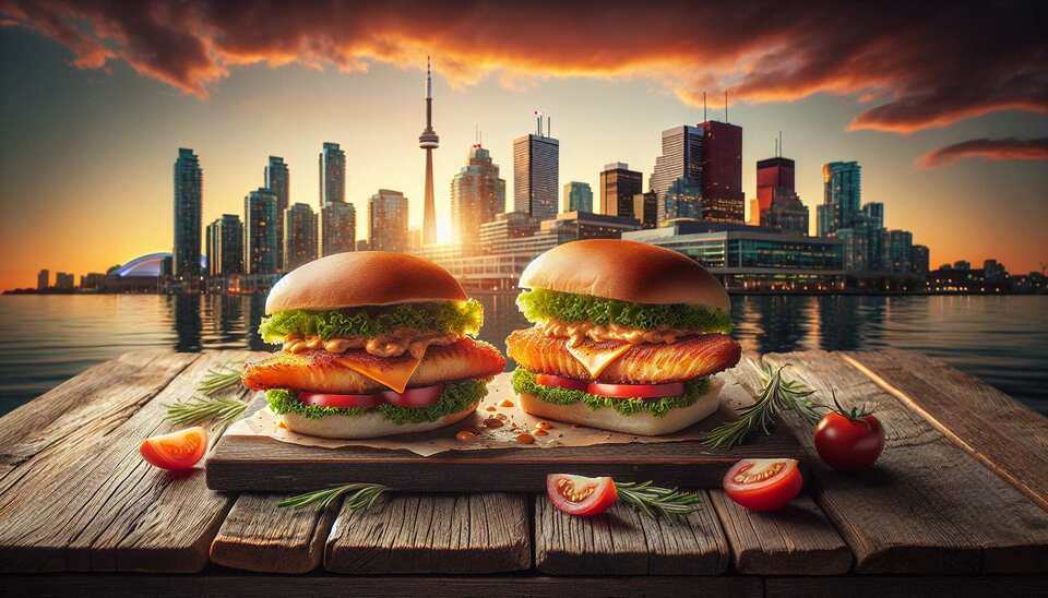 Savory Grilled Fish Sandwiches in Toronto>