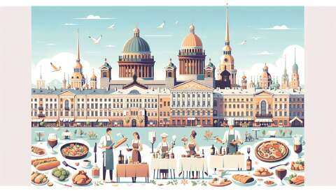 Лучшие рестораны Санкт-Петербурга с программой