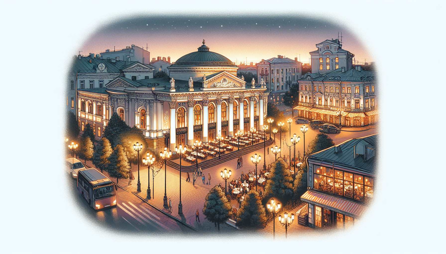 Рестораны у Академического театра