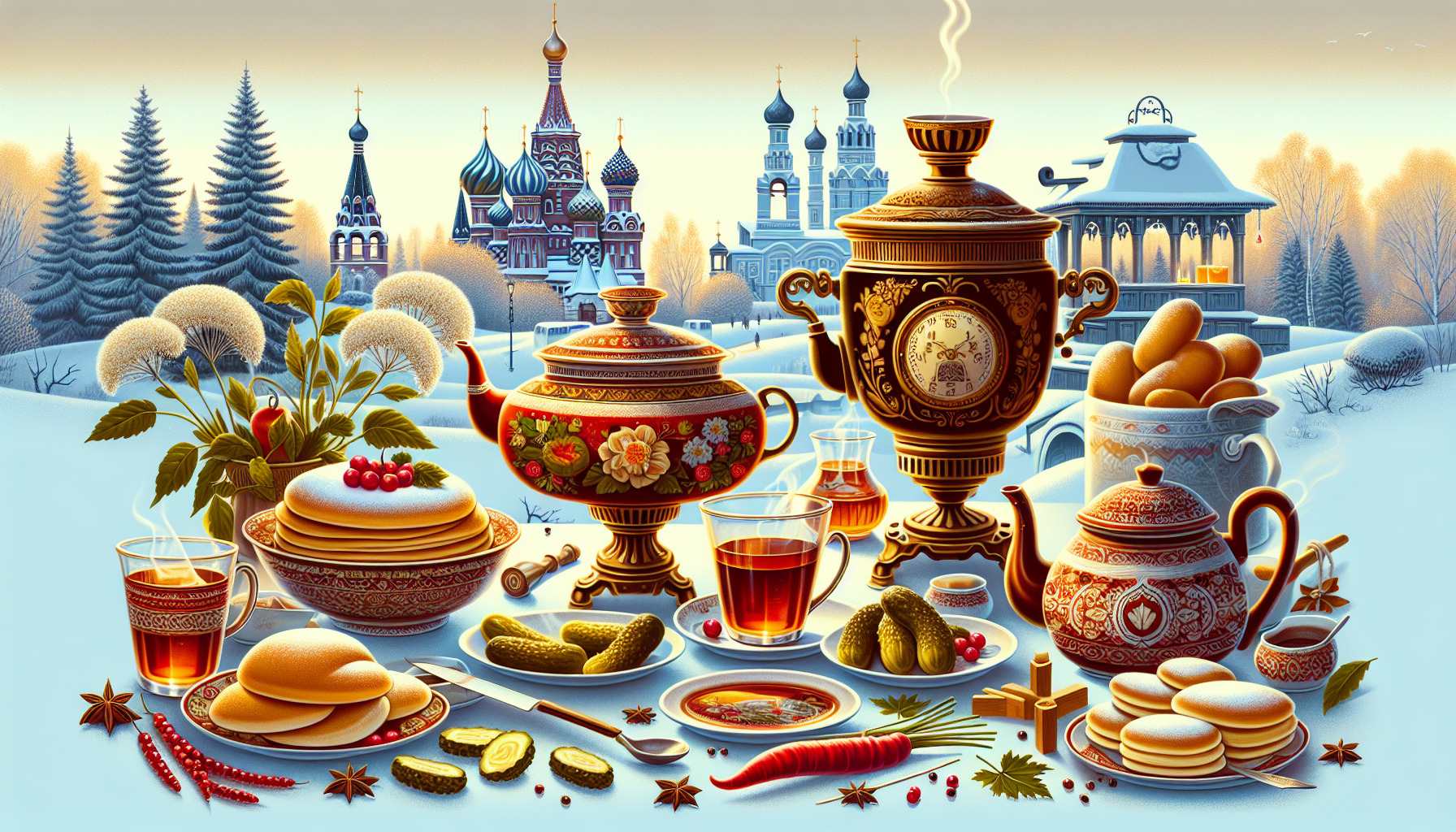 Русская кухня и чаепитие в Балашихе