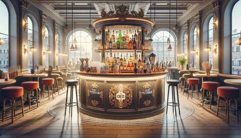Топ-кафе Санкт-Петербурга с барной стойкой