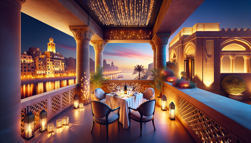 Romantic Dinner Spots with Terraces in Cairo>
