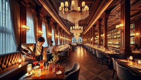 Рестораны Москвы: оформление и коктейли