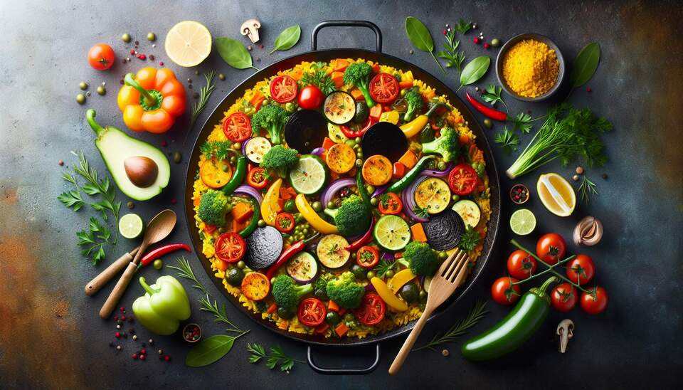 Restaurantes Vegetarianos con Exquisitas Paellas de Verduras>