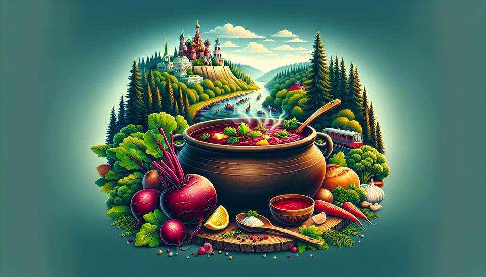 Вкусный украинский борщ в Балашихе>