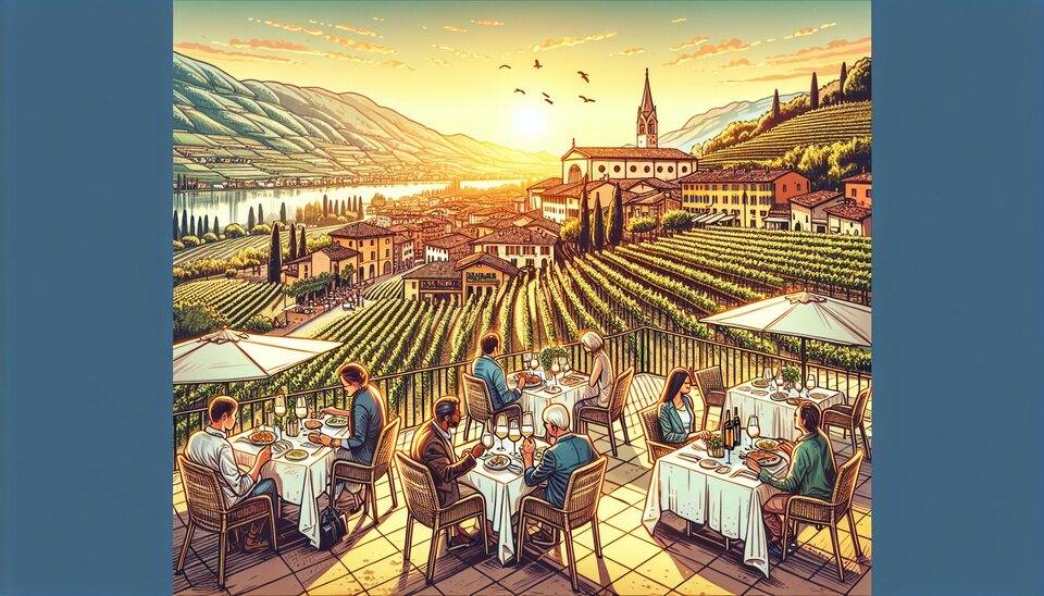 Ristoranti a Valdobbiadene con Vista Spettacolare>