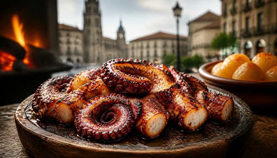 Pulpo a la brasa en Oviedo: sabores irresistibles>