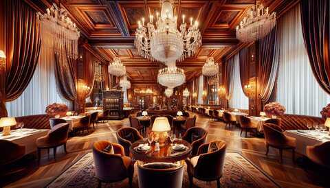 Отбираем лучшие рестораны с роскошным интерьером