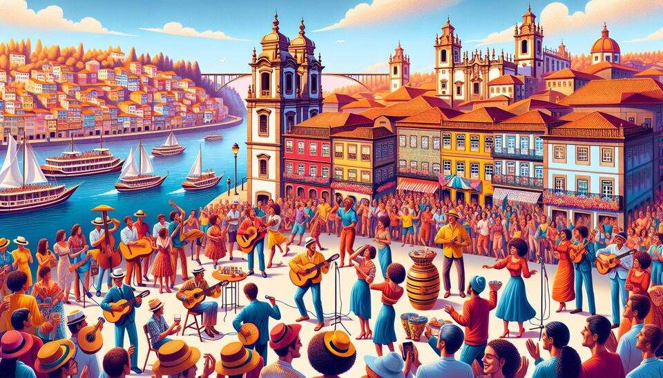 Delicie-se com Música Brasileira em Porto!>