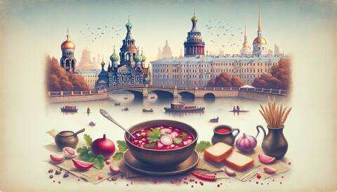 Вкусный борщ в ресторанах Восточной Европы!