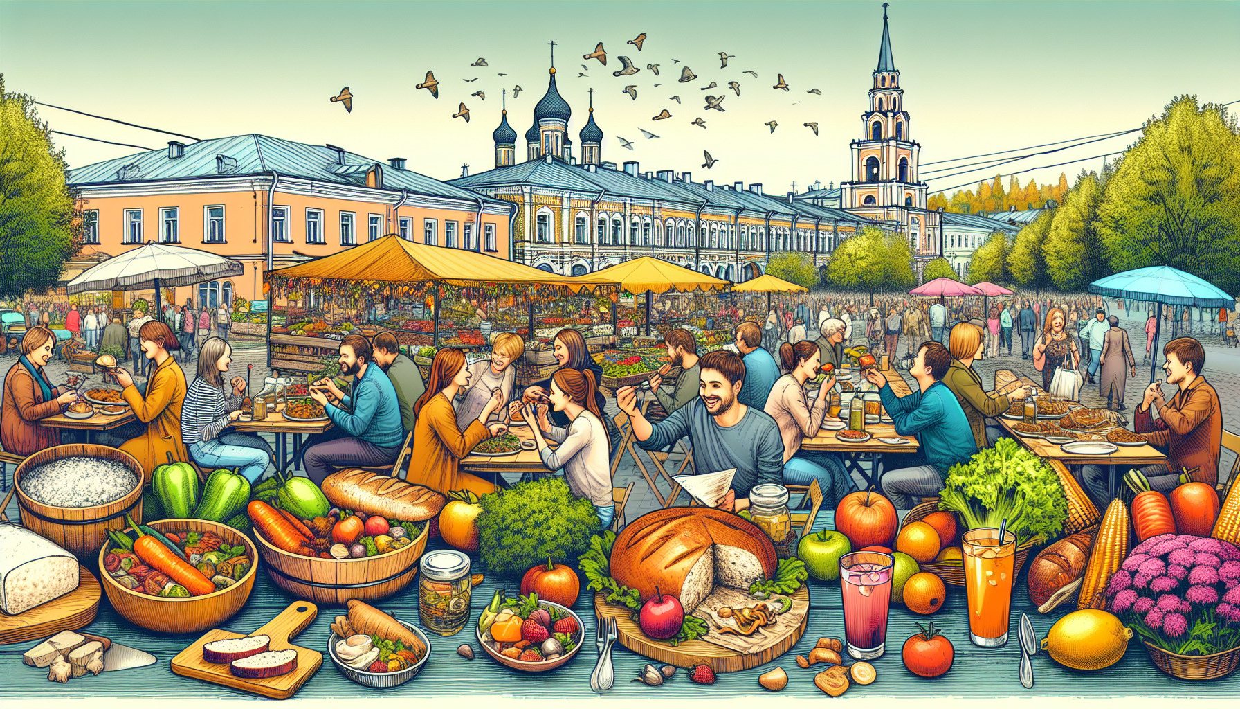 Вкусные места для поедания в Усть-Лабинске