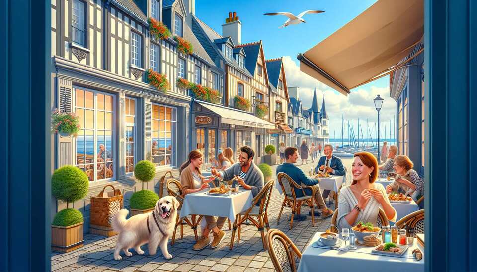 Restaurants accueillant les chiens à Ouistreham>