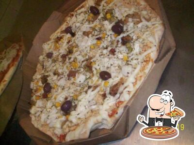 Peça diferentes variedades de pizza