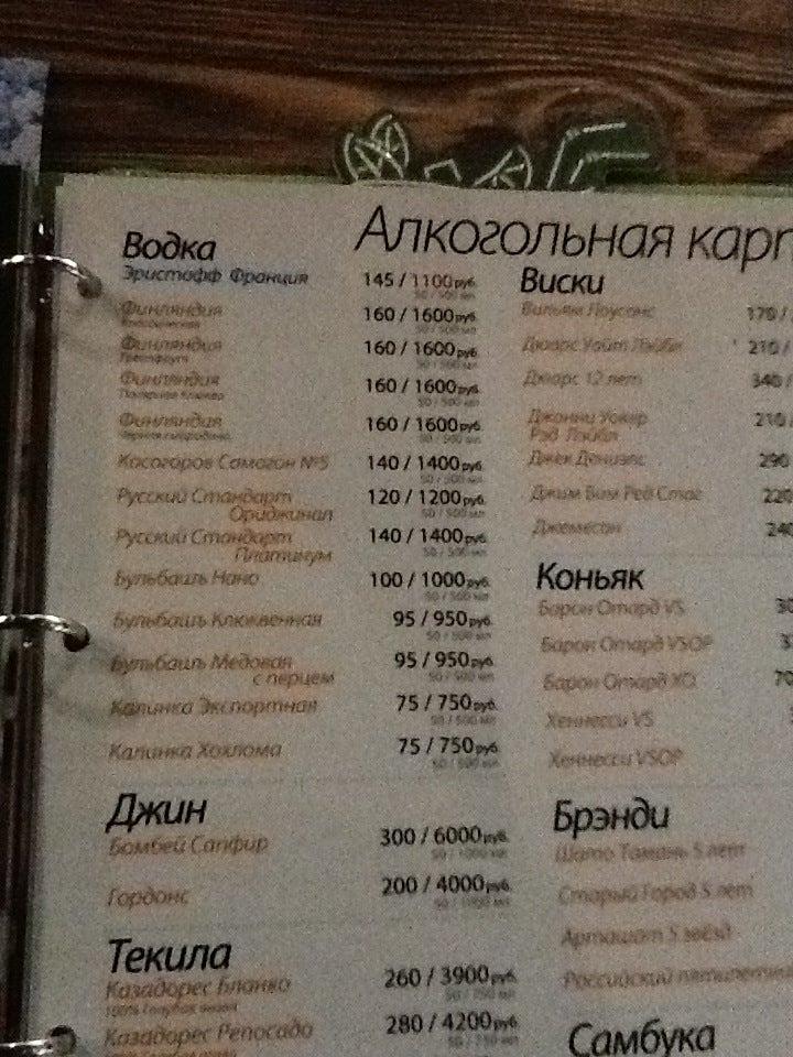 МегаКружка меню