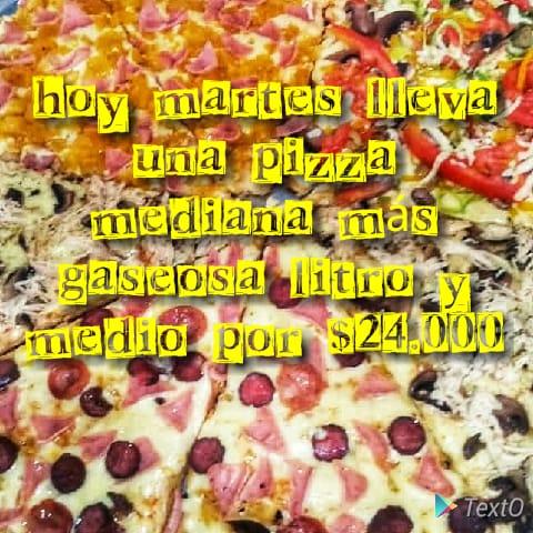 Pizzería pipeperoni меню