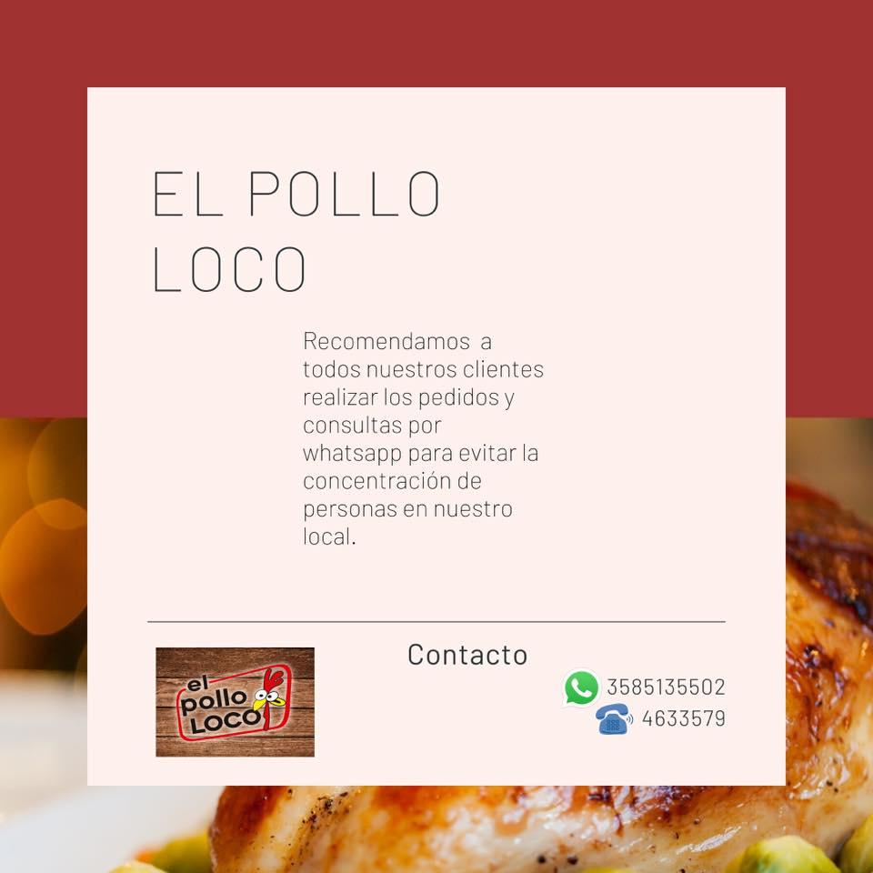 Pollo Loco меню