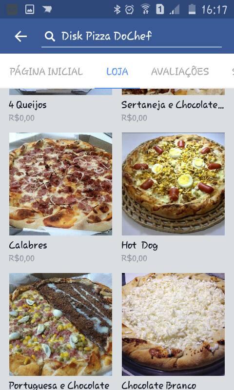 Pizza DoChef меню