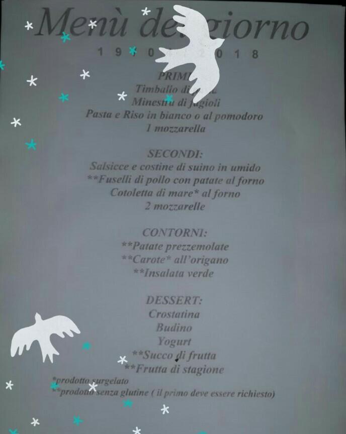Mensa di Ingegneria Rome меню