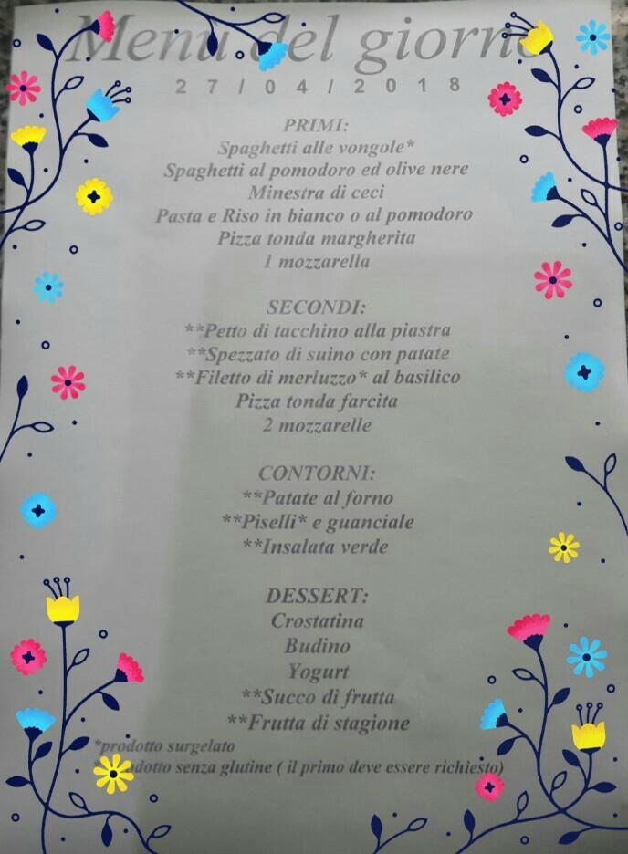 Mensa di Ingegneria Rome меню