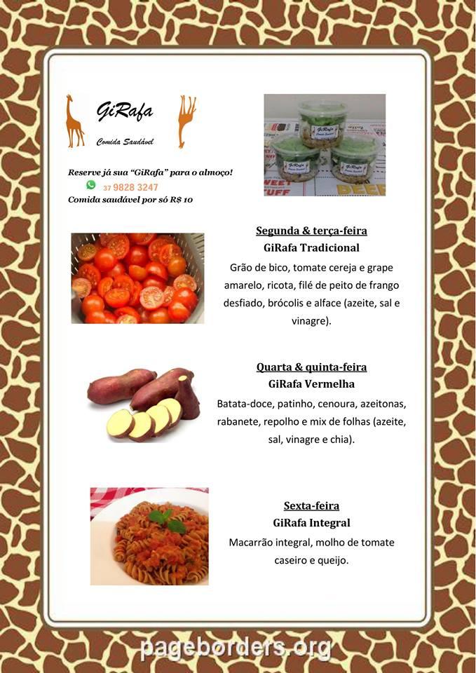 GiRafa меню