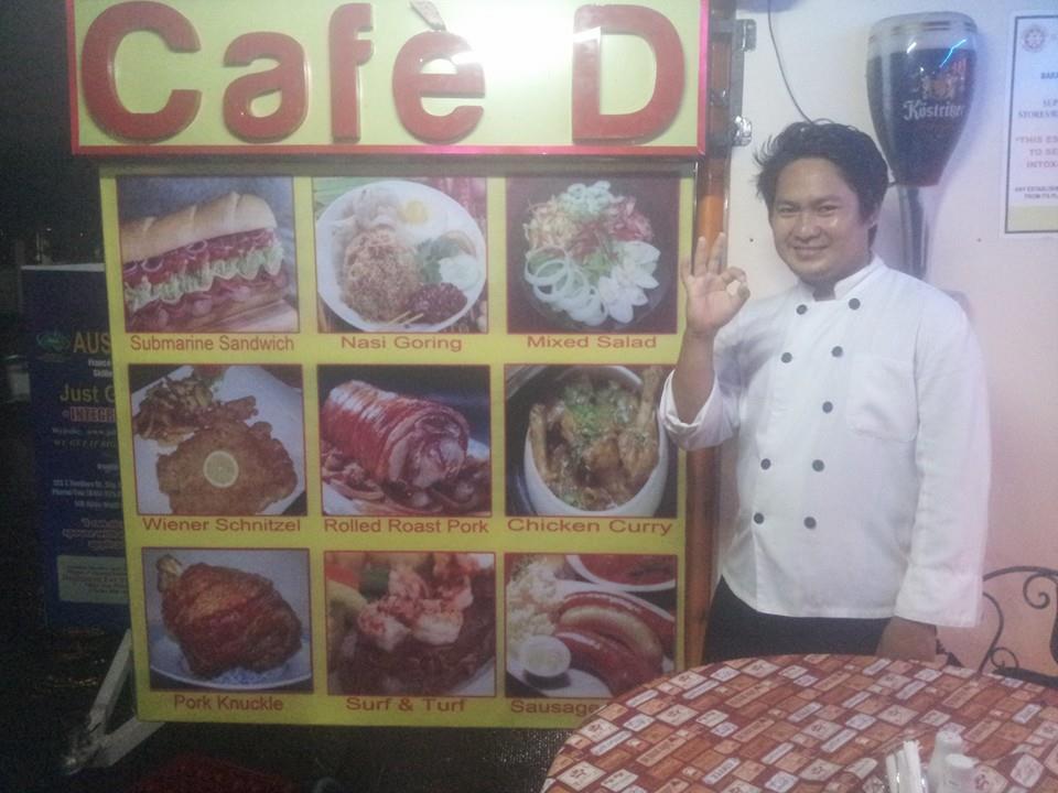 CAFE’ D меню