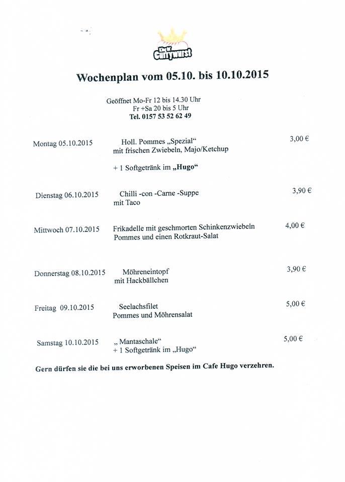 King Of Currywurst Rheine меню