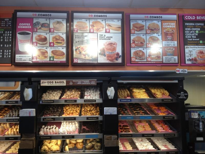 Dunkin' меню