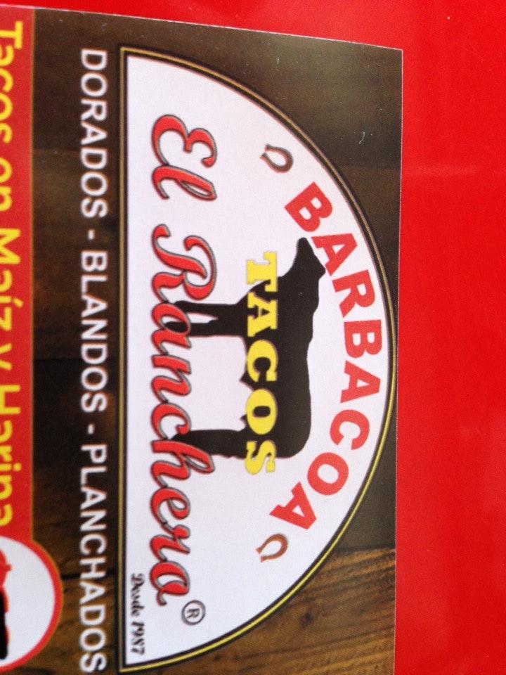 Tacos El Ranchero меню