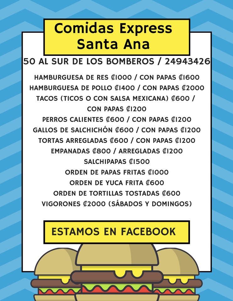 Comidas Express Santa Ana