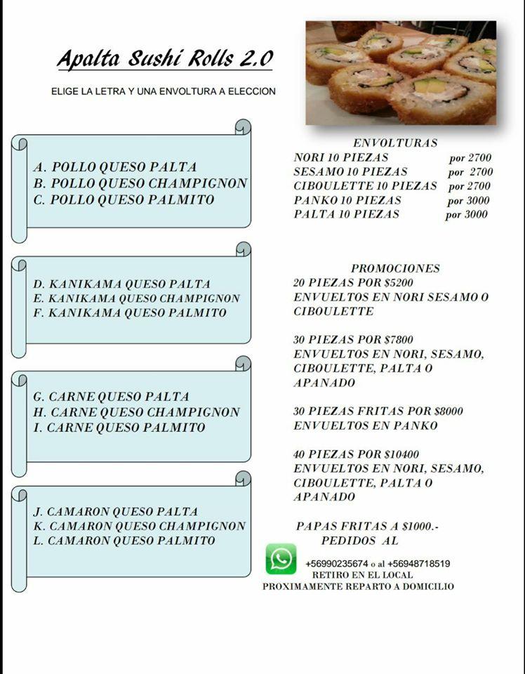 Sushi Rolls Apalta 2.0
