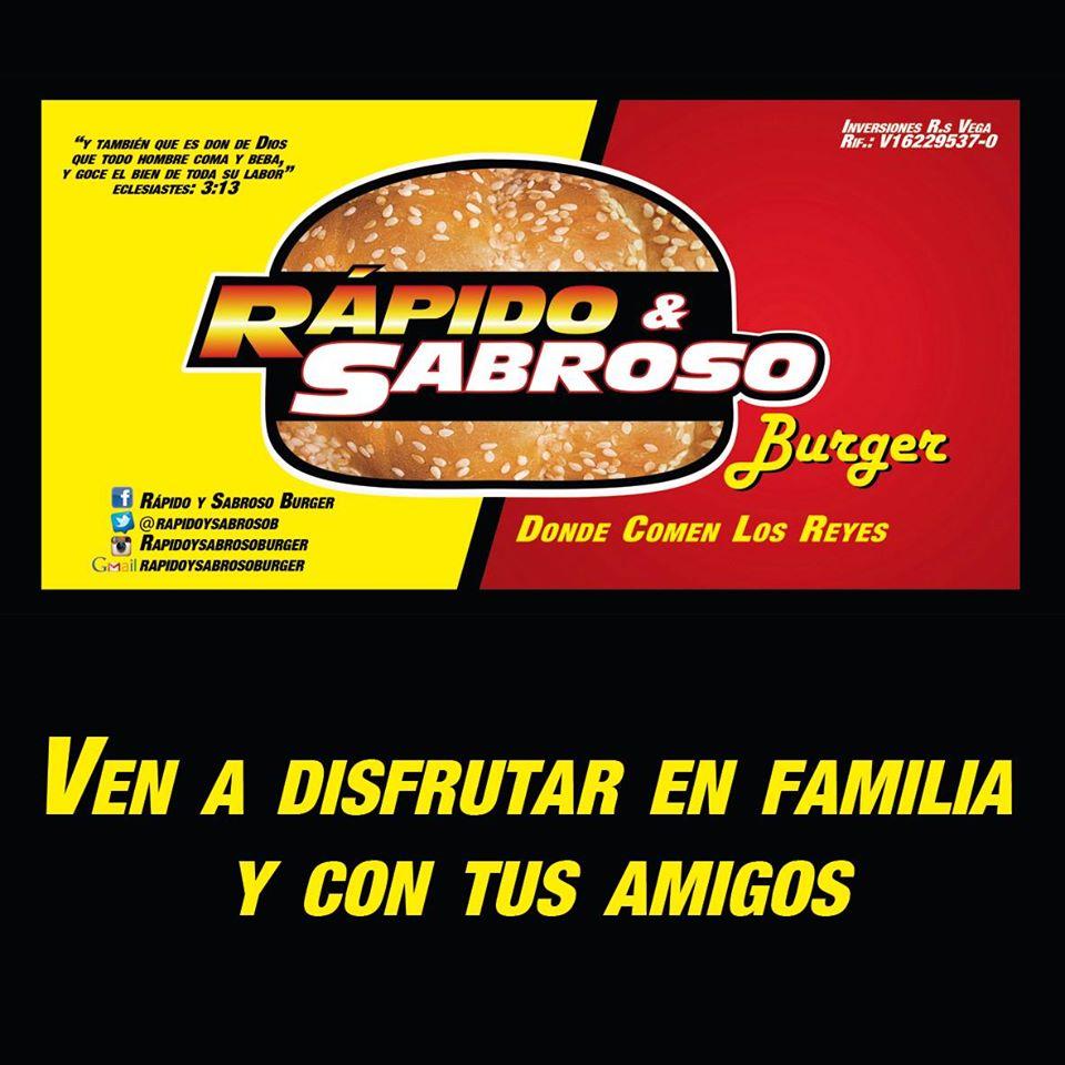 Rápido y Sabroso Burger