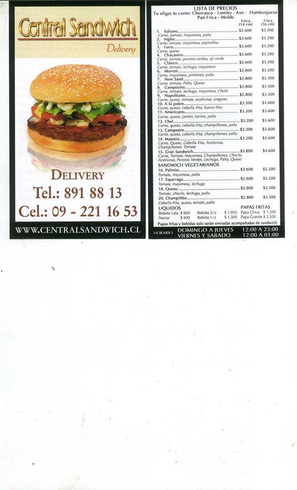 Central Sandwich Delivery