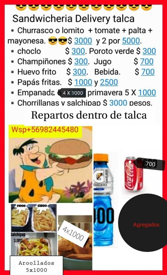Sandwicheria Delivery talca