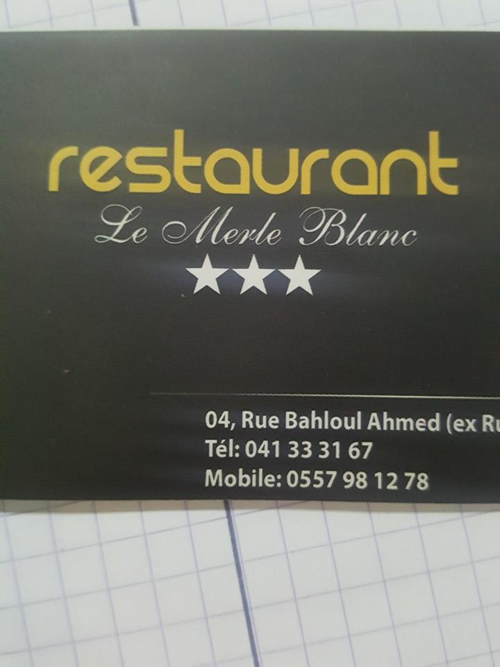 Le Merle Blanc