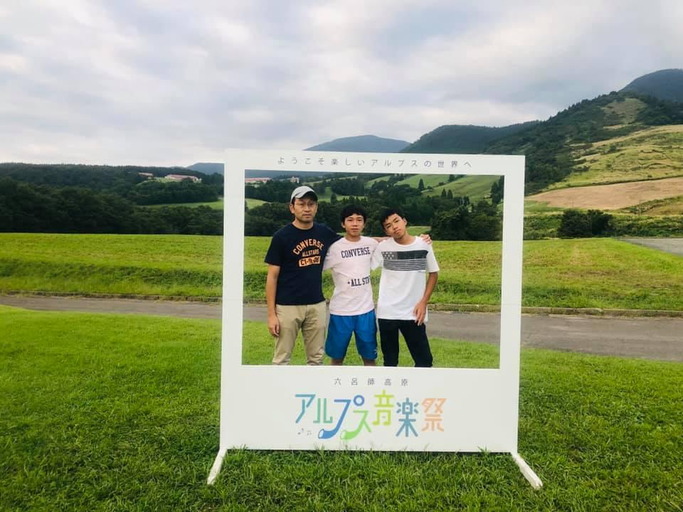 高原の時計台