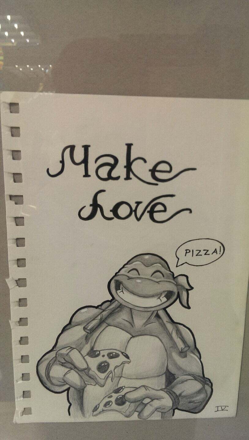 Make love pizza