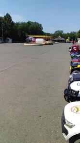 Шаурма в центре парка