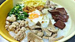 ร้านโจ๊กหมู เลิศรส เกาเหลาเลือดหมูตำลึง สงขลา