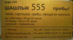 Шашлык 555