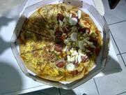 Pizza na lenha caseira Luciana Leão