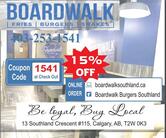 Boardwalk Burgers - Calgary Southland